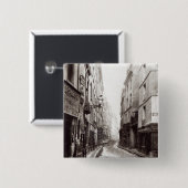 Rue Aumaire, von der Rue Volta, Paris, 1858-78 Button (Vorne & Hinten)