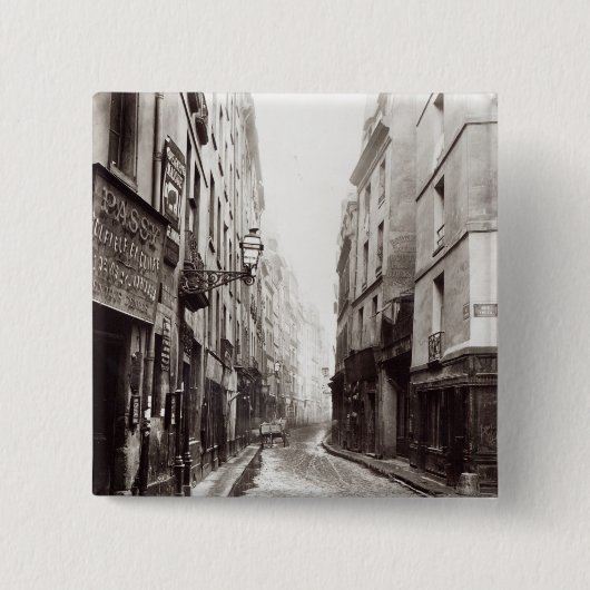 Rue Aumaire, von der Rue Volta, Paris, 1858-78 Button (Vorderseite)