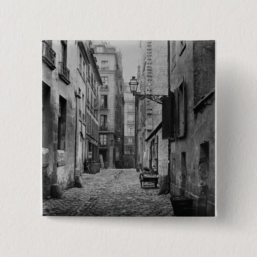 Rue Basse DES Ursins, Paris, 1858-78 Button (Vorderseite)
