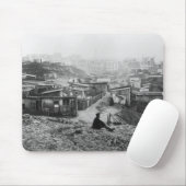 Rue Champlain, eine Gruppe Hütten, 1858-78 Mousepad (Mit Mouse)