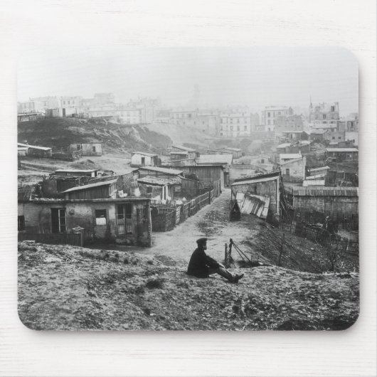 Rue Champlain, eine Gruppe Hütten, 1858-78 Mousepad (Vorne)
