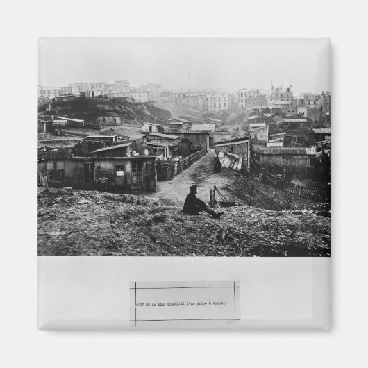 Rue Champlain Paris, 1858-78 Magnet (Vorne)