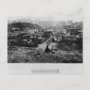 Rue Champlain Paris, 1858-78 Postkarte