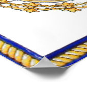 Rue Chartres Tile Mural New Orleans Club Poster (Ecke)