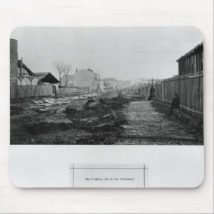 Rue d'Alesia, von Rue d'Orleans, Paris, 1858-78 Mousepad