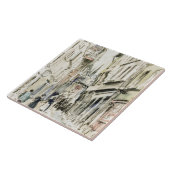 Rue Damiette, Rouen (ca. 1884), Camille Pissarro Fliese (Seite)