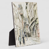 Rue Damiette, Rouen (ca. 1884), Camille Pissarro Fotoplatte (Seite)