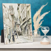 Rue Damiette, Rouen (ca. 1884), Camille Pissarro Fotoplatte (Seite)