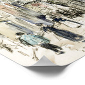 Rue Damiette, Rouen (ca. 1884), Camille Pissarro Poster (Ecke)