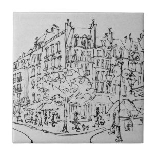 Rue de Conde  Jardin du Luxembourg, Paris Fliese