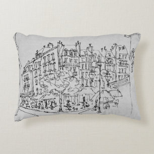 Rue de Conde  Jardin du Luxembourg, Paris Zierkissen