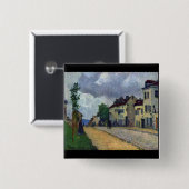 Rue de Gisors durch Camille Pissarro Button (Vorne & Hinten)