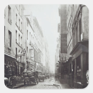 Rue de la Grande Truanderie Quadratischer Aufkleber