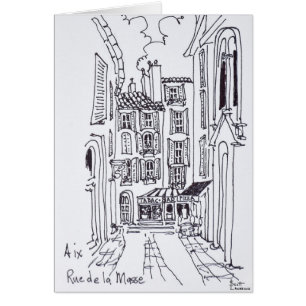 Rue de la Masse Aix en Provence, Frankreich