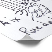 Rue de la Masse | Aix en Provence, Frankreich Poster (Ecke)