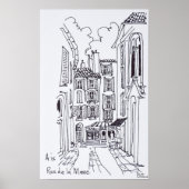 Rue de la Masse | Aix en Provence, Frankreich Poster (Vorne)