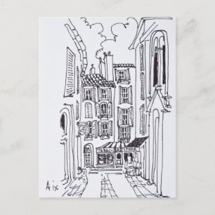 Rue de la Masse   Aix en Provence, Frankreich Postkarte