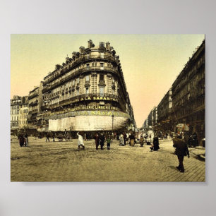 Rue de la Republic, Marseille, France classic Pho Poster