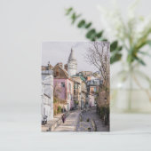 Rue de l'Abreuvoir, Paris, Frankreich Postkarte (Stehend Vorderseite)