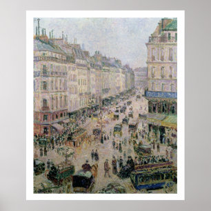 Rue de l'Epicerie, Rouen, an einem sonnigen Nachmi Poster