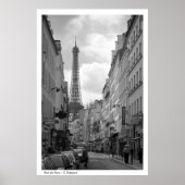 Rue de Paris - G Schäfer Poster (Vorne)