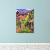 "Rue de Tahiti" - Paul Gauguin Leinwanddruck (Insitu (Holzboden))