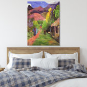 "Rue de Tahiti" - Paul Gauguin Leinwanddruck (Insitu (Schlafzimmer))
