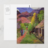 "Rue de Tahiti" - Paul Gauguin Postcard Postkarte (Vorne/Hinten)