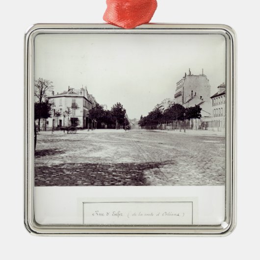 Rue d'Enfer, von der Straße nach Orleans Silbernes Ornament (Vorne)