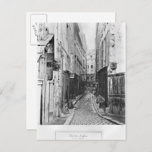 Rue des Anglais Postkarte (Vorne/Hinten)