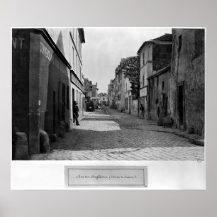 Rue des Anglaises, Rue de Lourcine, Paris Poster