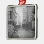 Rue-DES Bourdonnais Paris 1858-78 Silbernes Ornament (Links)