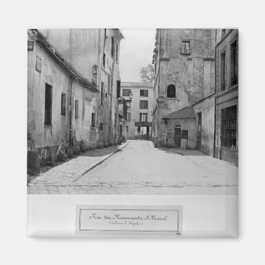 Rue des Marmousets Saint-Marcel Magnet (Vorne)