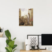 Rue des Pretes, St. Germain L'Auxerrois, Paris Poster (Heimbüro)