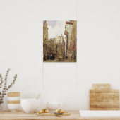 Rue des Pretes, St. Germain L'Auxerrois, Paris Poster (Küche)