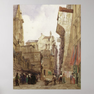 Rue-DES Pretes, St Germain L'Auxerrois, Paris Poster