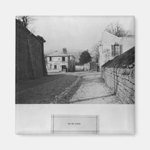 Rue-DES Saules, Paris, 1858-78 Magnet