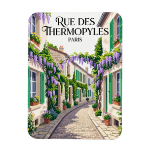 Rue des Thermopyles Frankreich Magnet