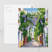Rue des Thermopyles Frankreich Postkarte (Vorne/Hinten)