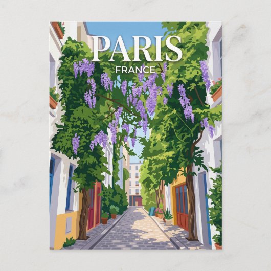 Rue des Thermopyles Frankreich Postkarte (Vorderseite)