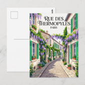 Rue des Thermopyles Frankreich Postkarte (Vorne/Hinten)