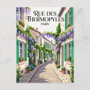 Rue des Thermopyles Frankreich Postkarte
