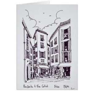 Rue Droite & Rue Collet Alt-Nizza, Frankreich