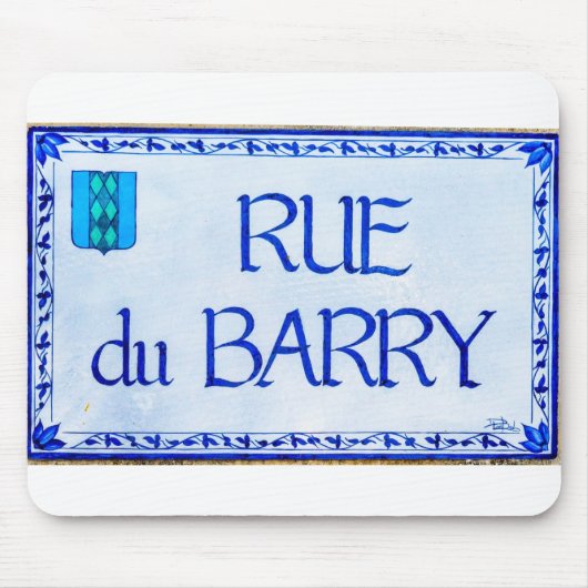 Rue du Barry Mousepad (Vorne)