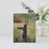 Rue du Chat qui peche Postkarte (Stehend Vorderseite)