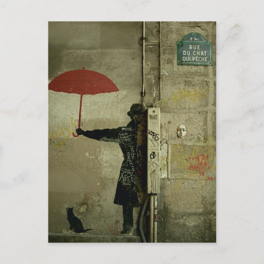 Rue du Chat qui peche Postkarte (Vorderseite)