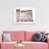 Rue du Dragon, Saint-Germain-des-Pres, Paris Leinwanddruck (Insitu (Wohnzimmer))