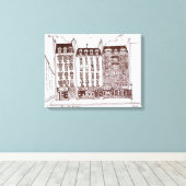 Rue du Dragon, Saint-Germain-des-Pres, Paris Leinwanddruck (Insitu (Holzboden))