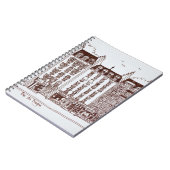 Rue du Dragon, Saint-Germain-des-Pres, Paris Notizblock (Linke Seite)