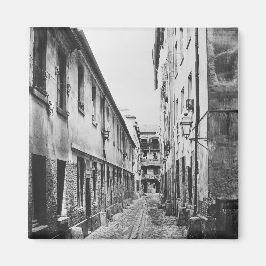 Rue du Fer-a-Moulin, Paris, 1858-78 Magnet (Vorne)